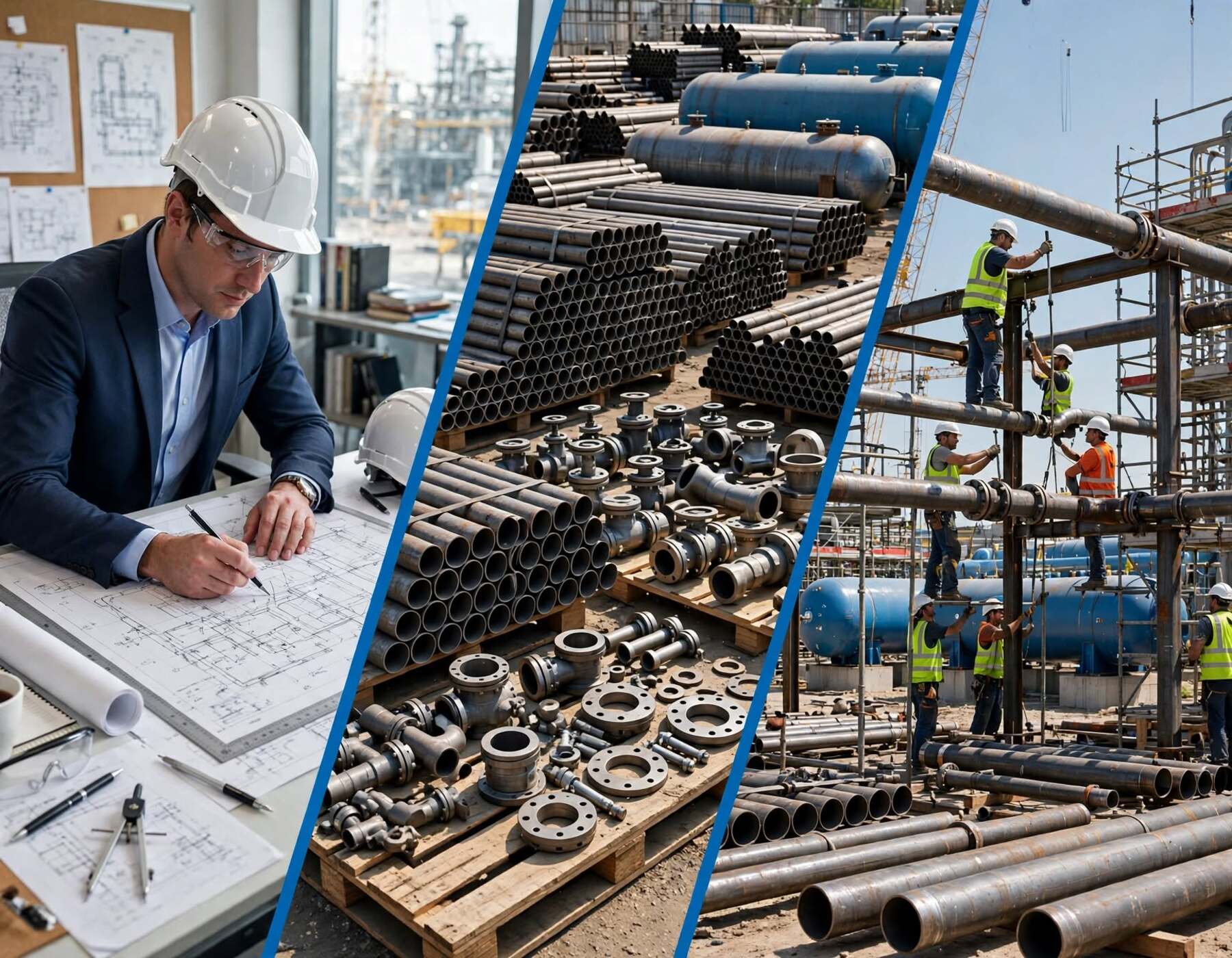 LPG engineering, equipment procurement and pipeline installation
