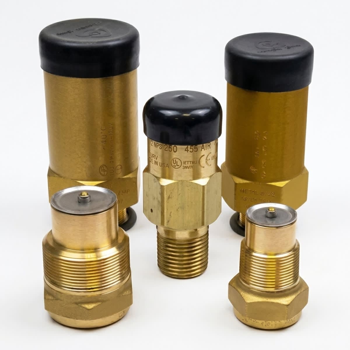 Metric thread with NPT thread valve base