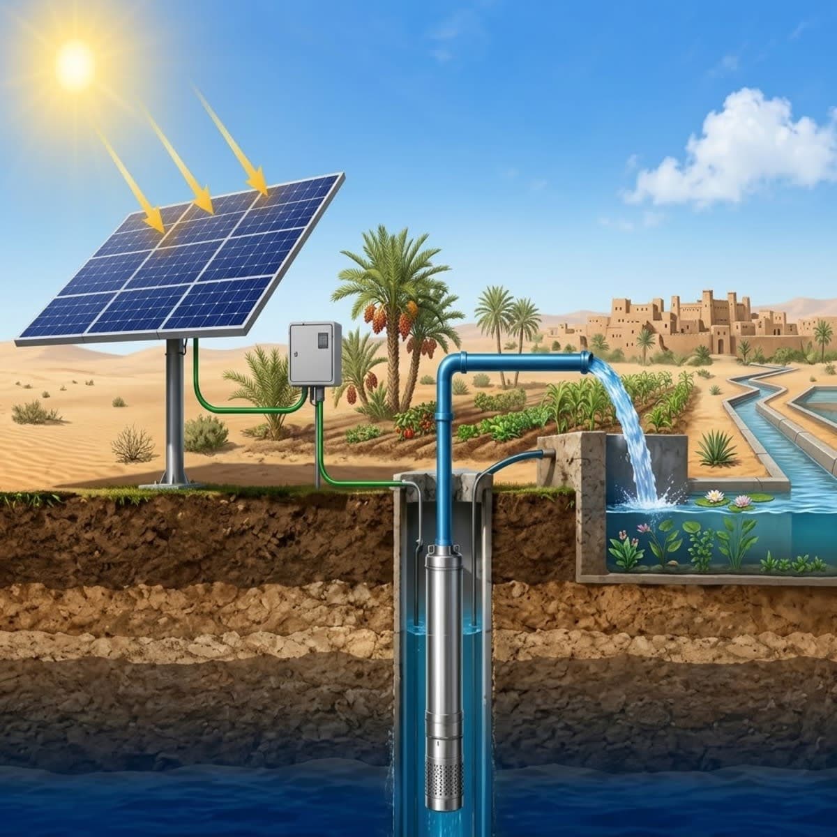 Solar Water Pumping & Solar CCTV Systems